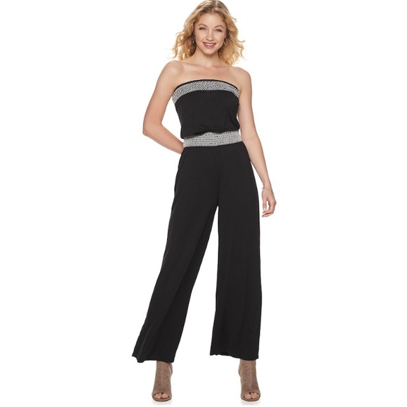 Mudd Pants - Mudd Black Strapless Romper!